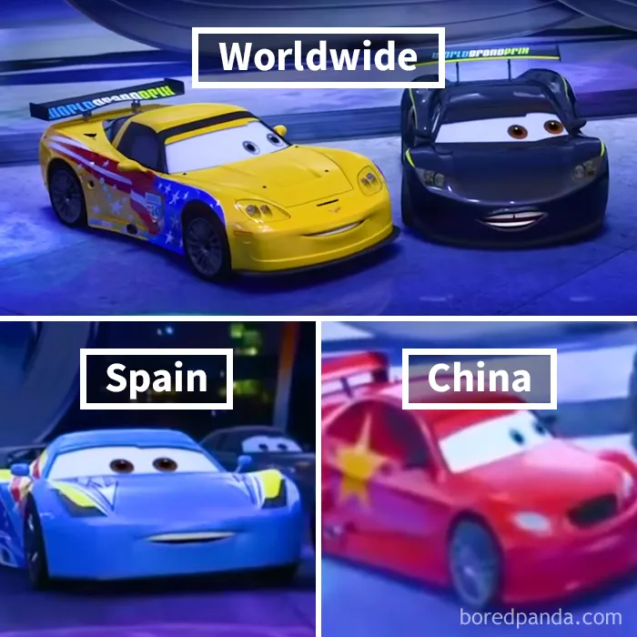 Cars: Jeff Gorvette Changes Appearance And Is Based On Famous Race Drivers Of Different Countries