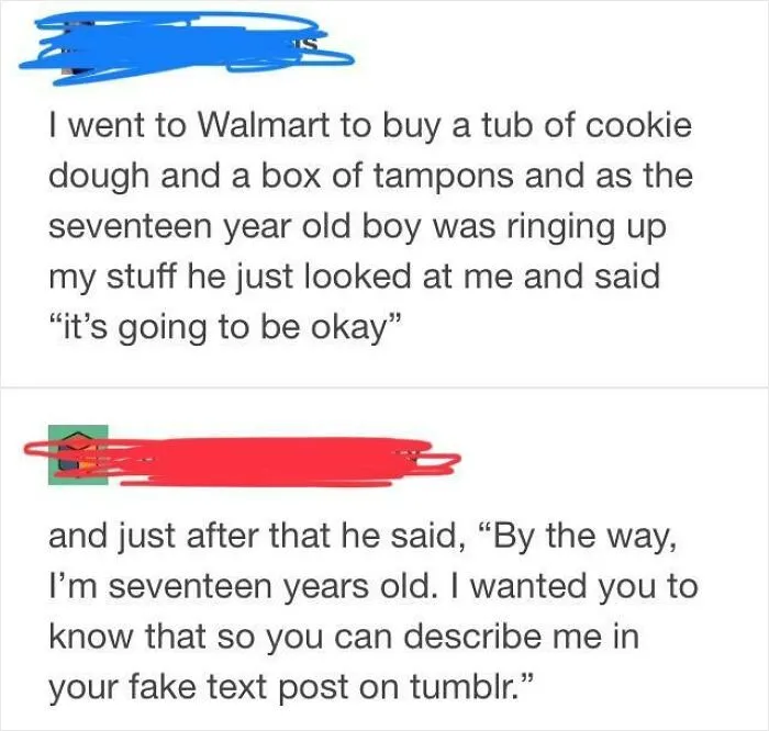 It’s True, I Was The Box Of Tampons