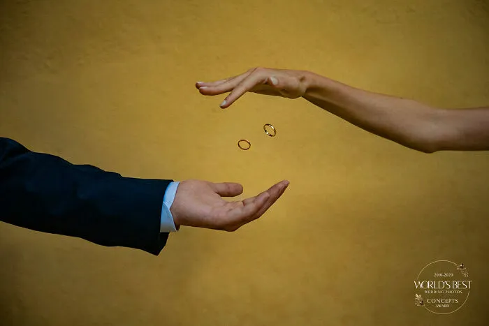 This Fine Art Take On The Ring Exchange  By Luca And Marta Gallizio
