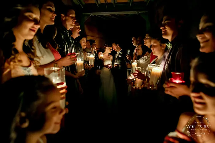 This Romantic, Candlelit Portrait Of Love And Support  By Jos & Tree