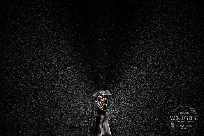 Rain On Your Wedding Day Brings Photos Like These! Photo By Joshua Dwain