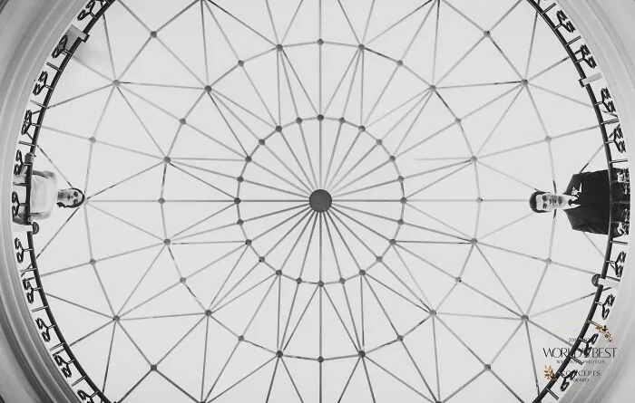This Unique Angle Framing Against Artistic Skylight By Sam Hurd