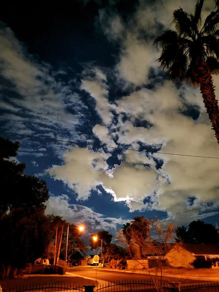 The Night Sky Outside My House