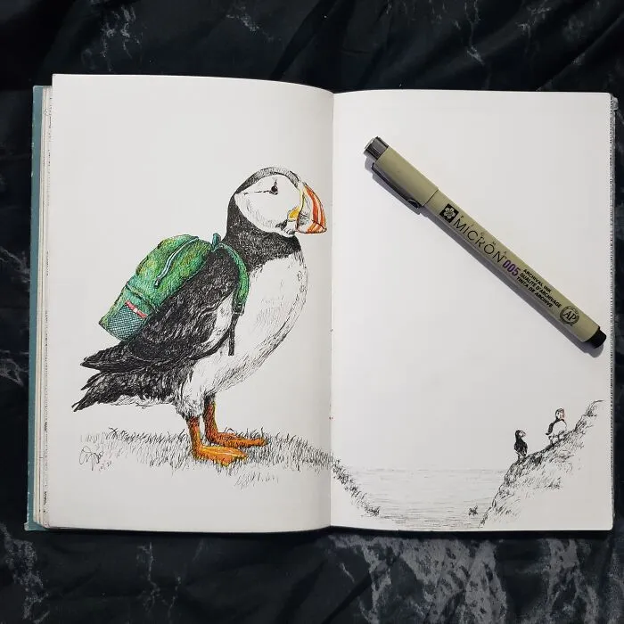 Puffin's First Day Of School