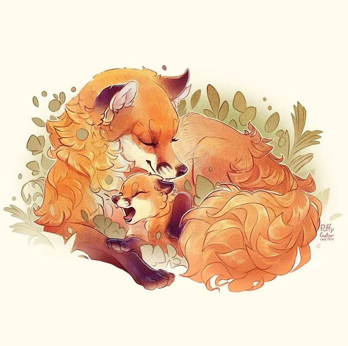 30 Adorable Wild Animal And Pet Illustrations By Nana Key
