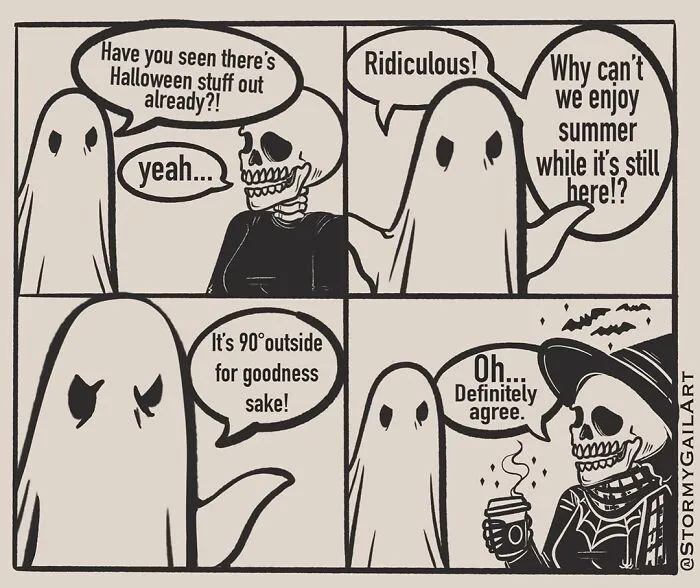 40 Honest Skeleton Comics About Loss, Mental Health, And Therapy By ‘Stormy Gail’