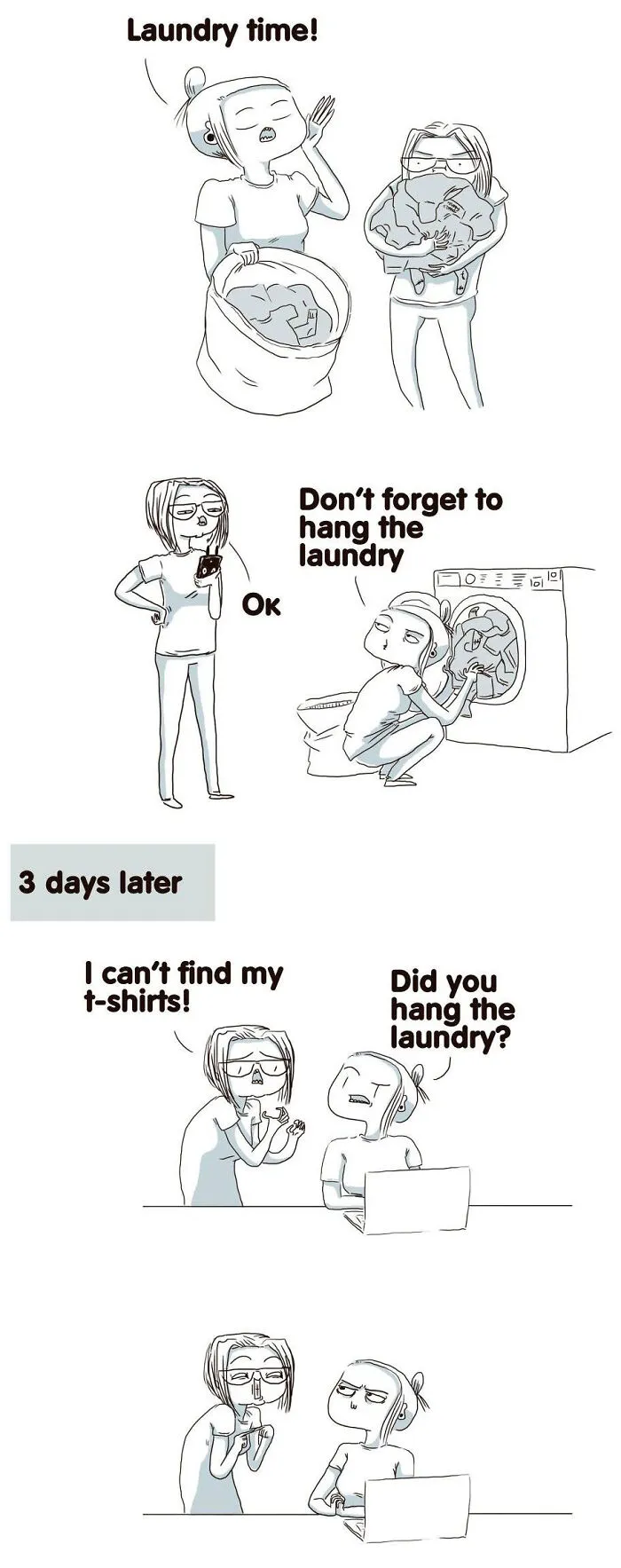 Russian Artist Shows What It’s Like Being A Girl With These 30 Hilariously Relatable Comics