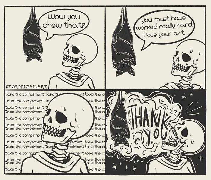 40 Honest Skeleton Comics About Loss, Mental Health, And Therapy By ‘Stormy Gail’