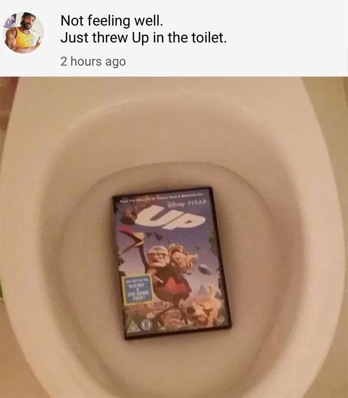 I Just Threw Up In The Toilet