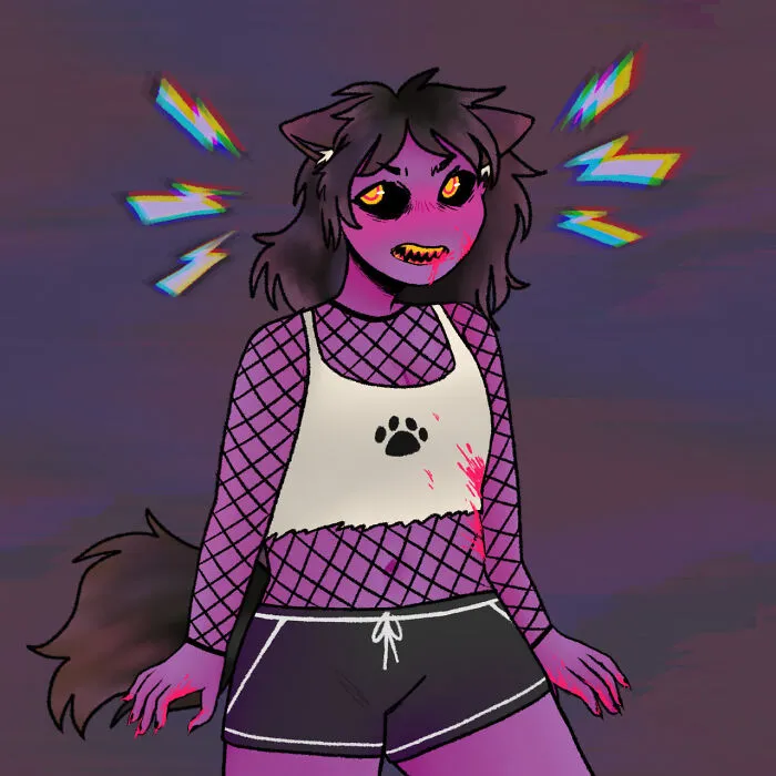 This Is By Far One Of My Favorite Drawings. The Character Belongs To A Friend