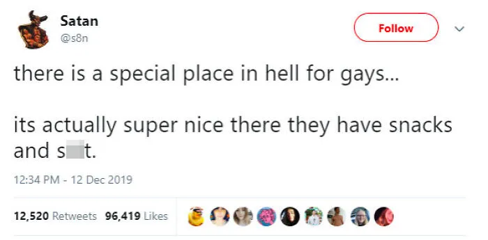 Thanks Satan