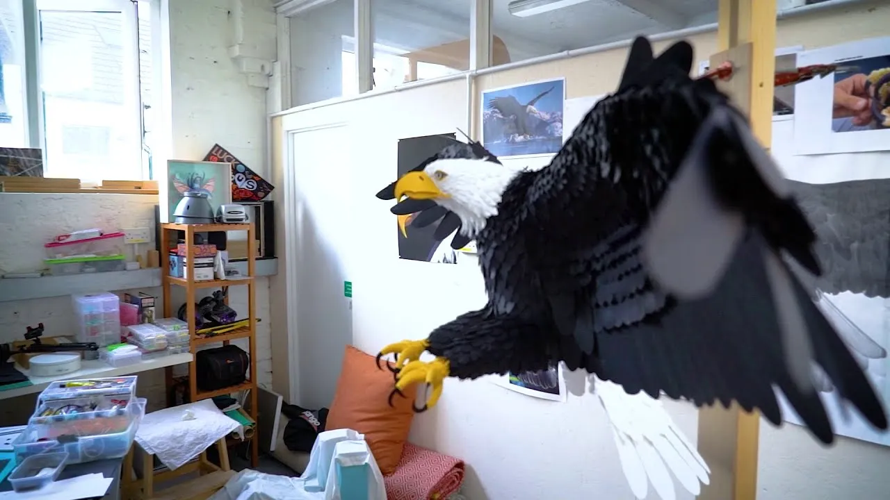Life-Sized Paper Bald Eagle!!