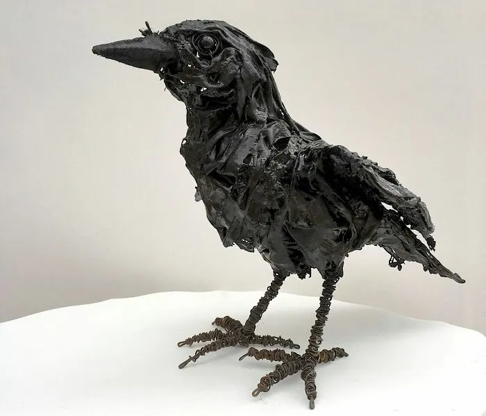 This Artist Repurposes Scrap Metal, Discarded Objects, And Textile Into Lifelike Animal Sculptures (116 Pics)
