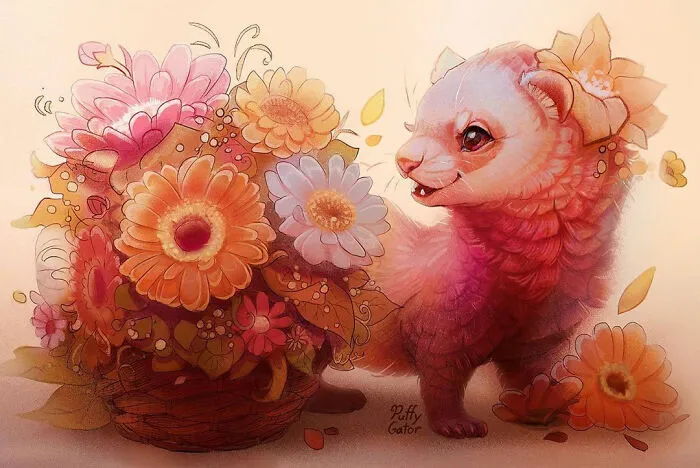 30 Adorable Wild Animal And Pet Illustrations By Nana Key