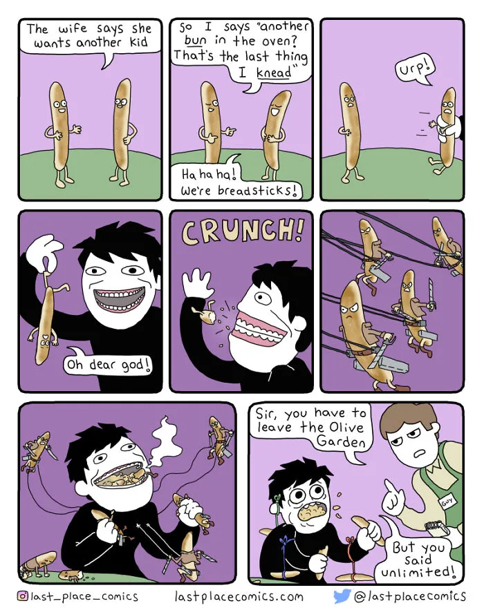 Attack On Breadsticks