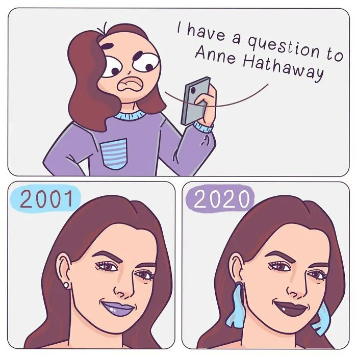 I Draw Funny Comics Comparing My Life To Celebs' (21 Pics)