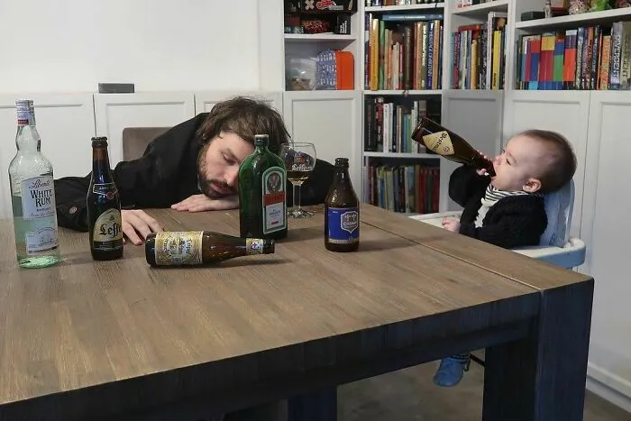 Papá no aguantó más