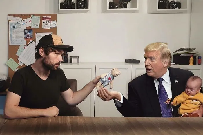 El tío Donald vino de visita