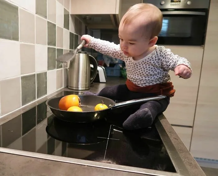 Papá dijo que me tocaba cocinar