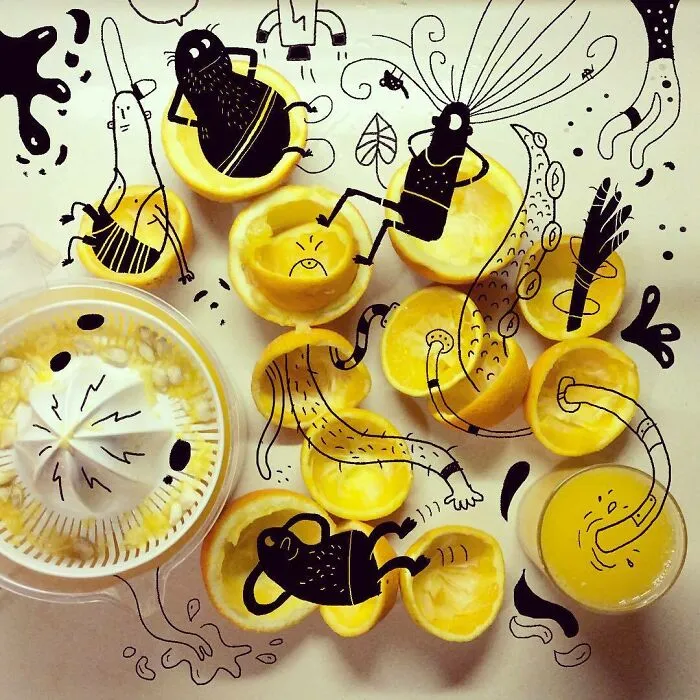 I Created Art Using Various Real-Life Objects Around Me (30 Pics)