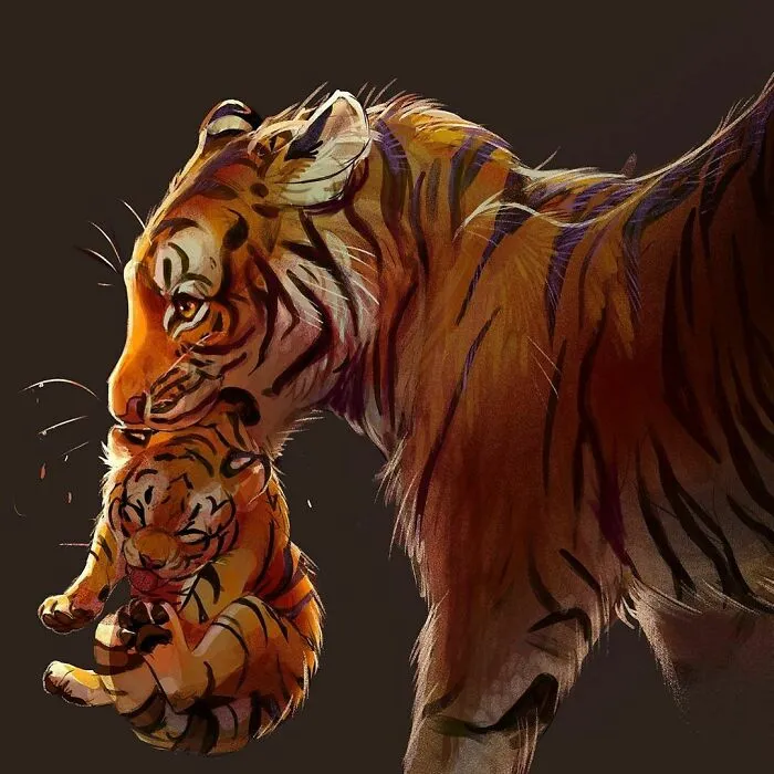 30 Adorable Wild Animal And Pet Illustrations By Nana Key