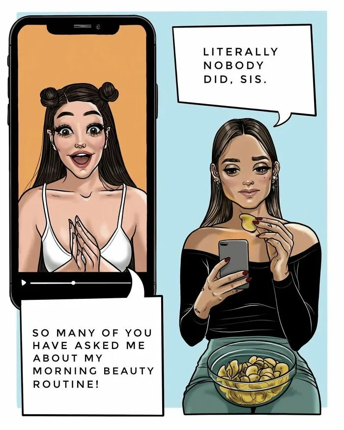 31-Year-Old Independent, Modern Woman Draws Comics On Her Observations About Society