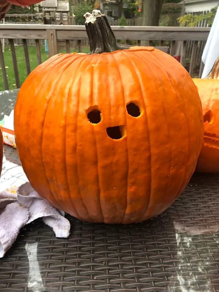 My Cute Lil Smiley Face Pumpkin :)