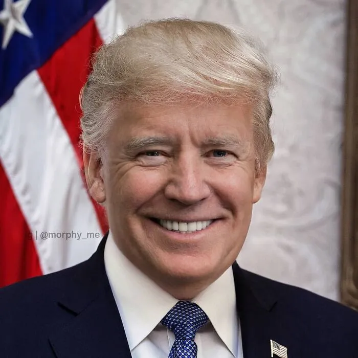 Donald Trump + Joe Biden