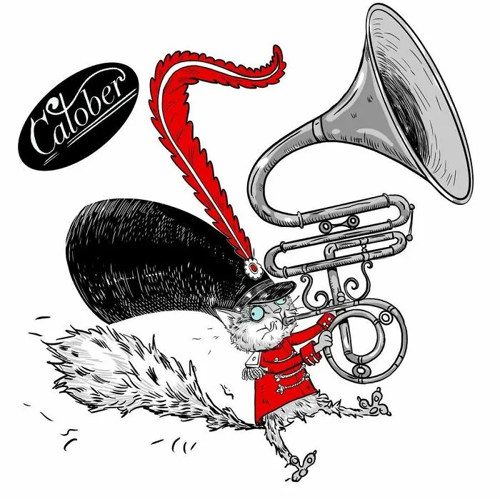 My 29 Illustrations Of Cats As Instrumental Musicians