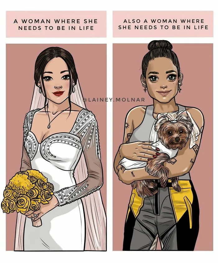 31-Year-Old Independent, Modern Woman Draws Comics On Her Observations About Society