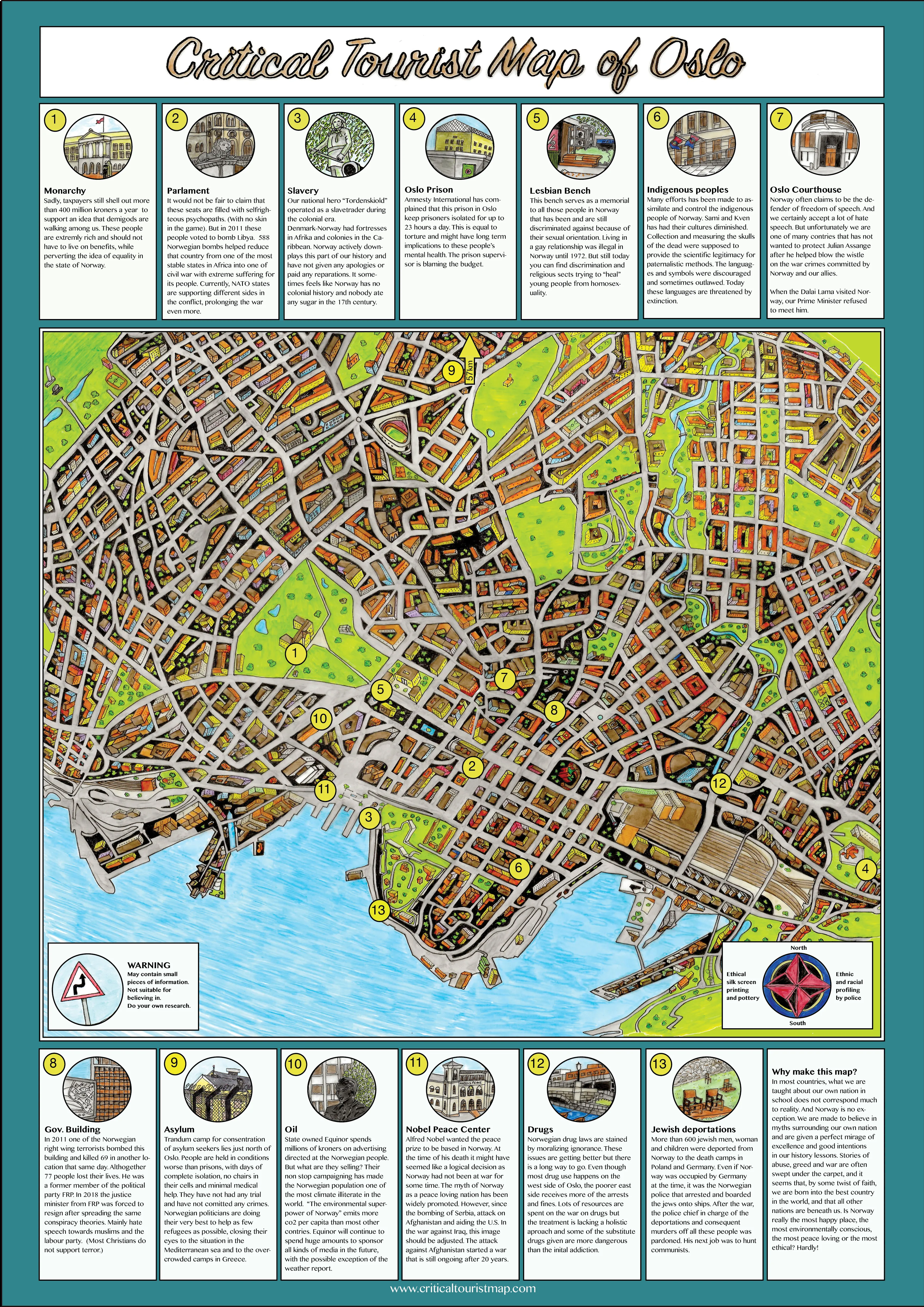 It's Just Like A Normal Tourist Map
