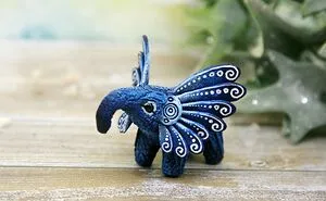 I Make Fantastic-Looking Animals Out Of Velvet Clay And Casting Resin (50 New Pics)