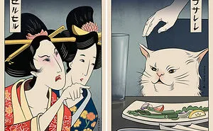 I Recreate Favorite Memes In Japanese Print Styles (11 Pics)