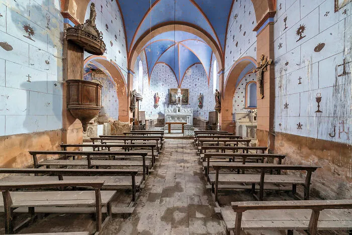 Stars In The Eyes / 19th-Century Church, France, Occitanie Region