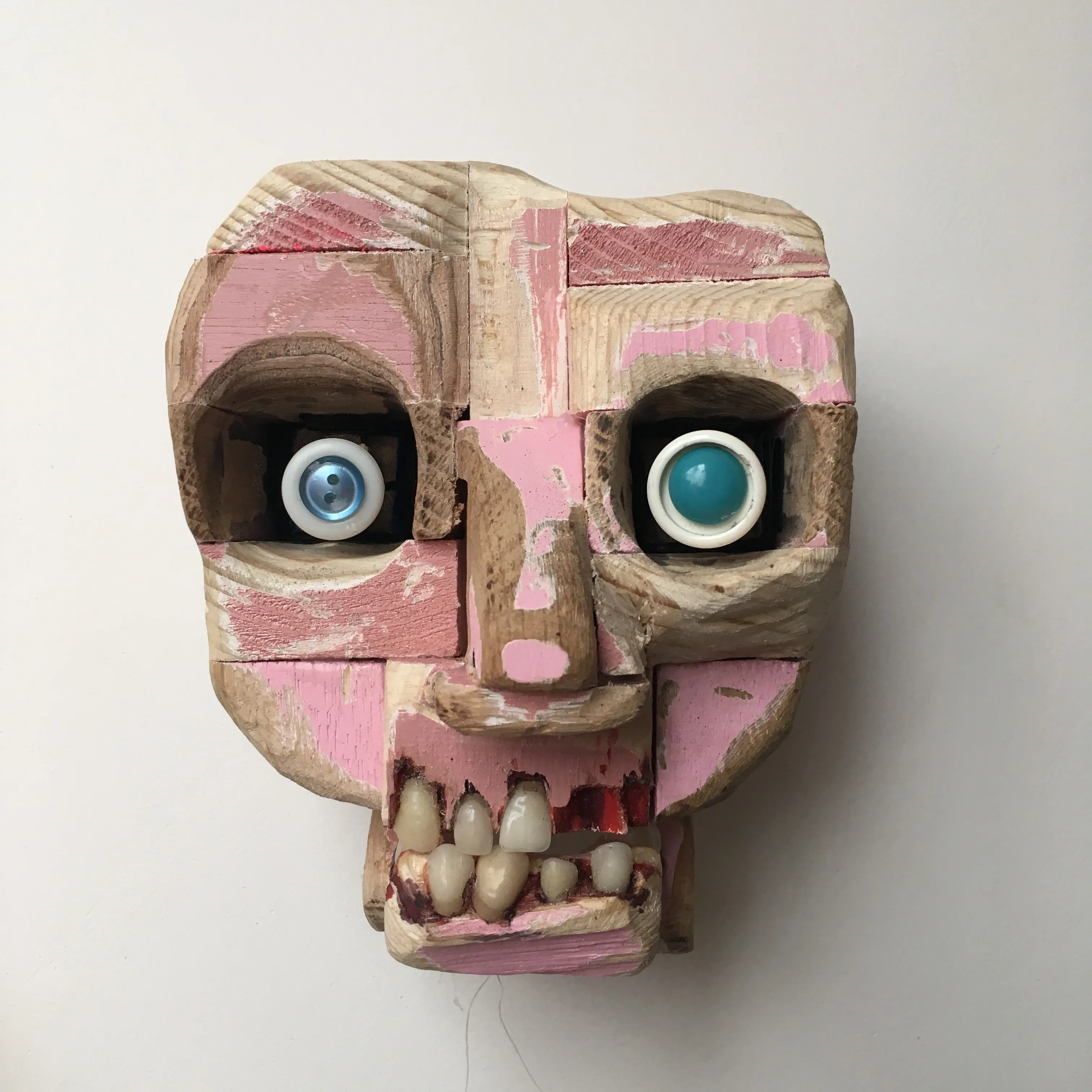 I Rediscovered A Box Of Pink Painted Scrap Wood And It Only Took A Global Lockdown To Finally Do What I Had Intended To Do With Them 7 Years Ago.
