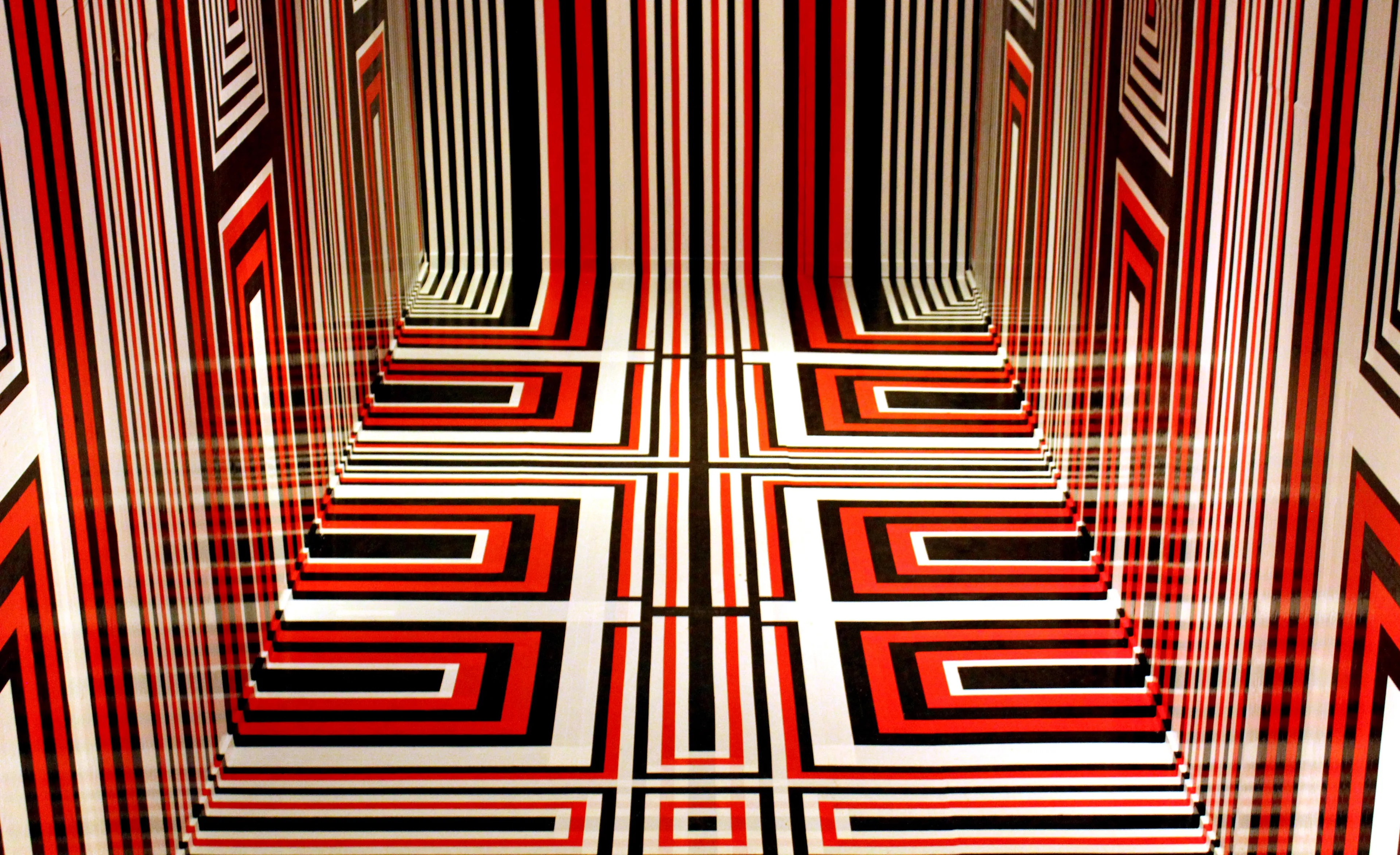 Artist Uses Thousands Of Feet Of Duct Tape To Cover An Entire Gallery