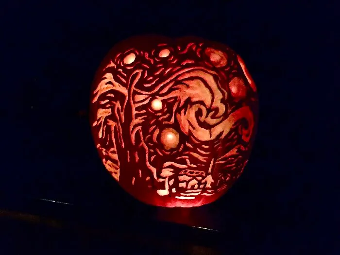 Bastian's Stary Night Pumpkin