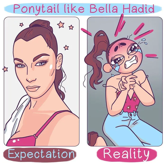I Draw Funny Comics Comparing My Life To Celebs' (21 Pics)