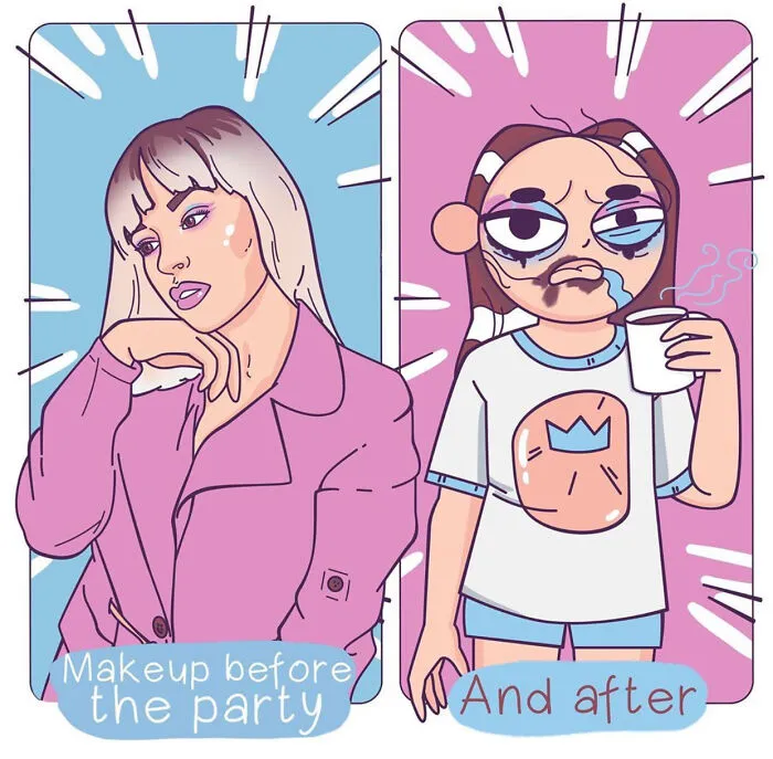I Draw Funny Comics Comparing My Life To Celebs' (21 Pics)