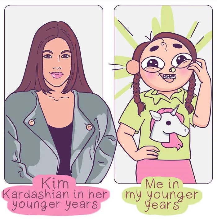 I Draw Funny Comics Comparing My Life To Celebs' (21 Pics)