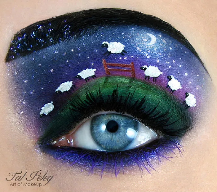 Artist Creates Magical Scenes Using Her Eyelids As A Canvas (40 Pics)