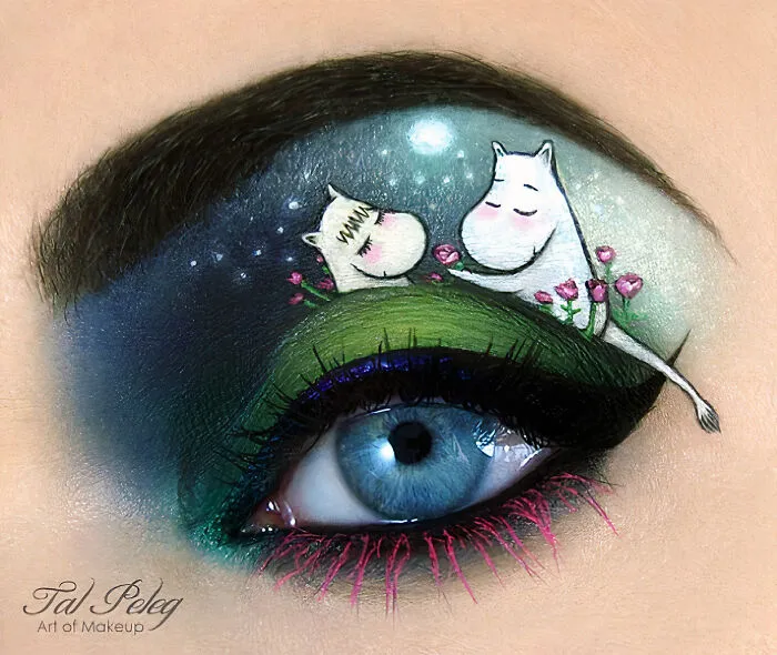 Artist Creates Magical Scenes Using Her Eyelids As A Canvas (40 Pics)
