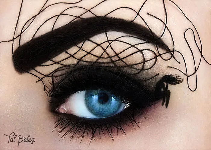 Artist Creates Magical Scenes Using Her Eyelids As A Canvas (40 Pics)
