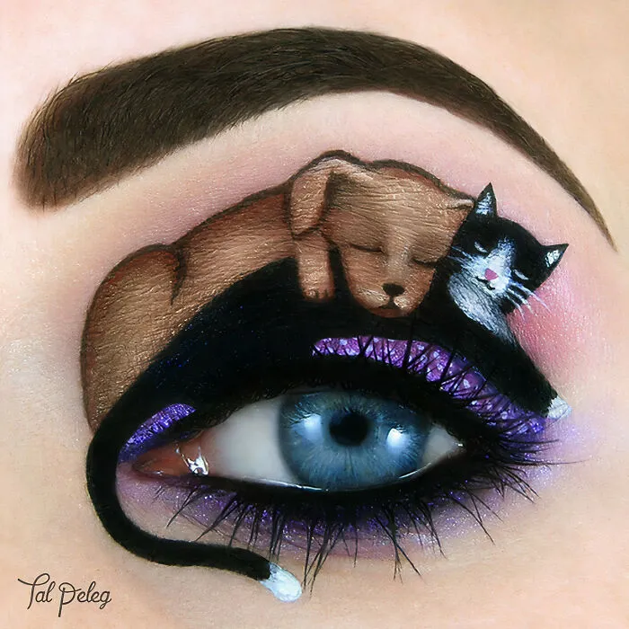 Artist Creates Magical Scenes Using Her Eyelids As A Canvas (40 Pics)