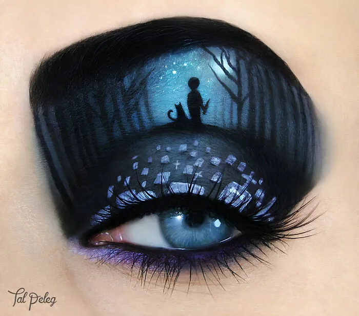 Artist Creates Magical Scenes Using Her Eyelids As A Canvas (40 Pics)