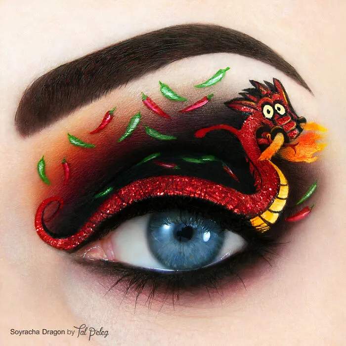 Artist Creates Magical Scenes Using Her Eyelids As A Canvas (40 Pics)