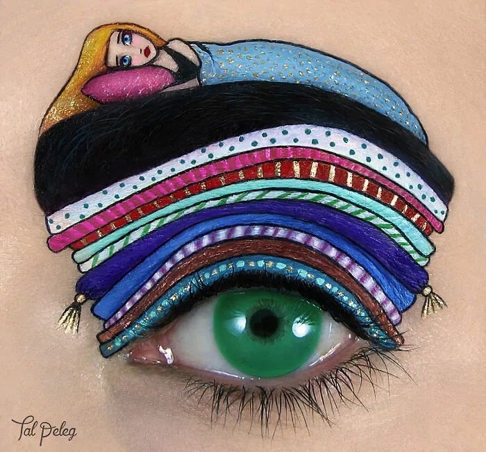 Artist Creates Magical Scenes Using Her Eyelids As A Canvas (40 Pics)