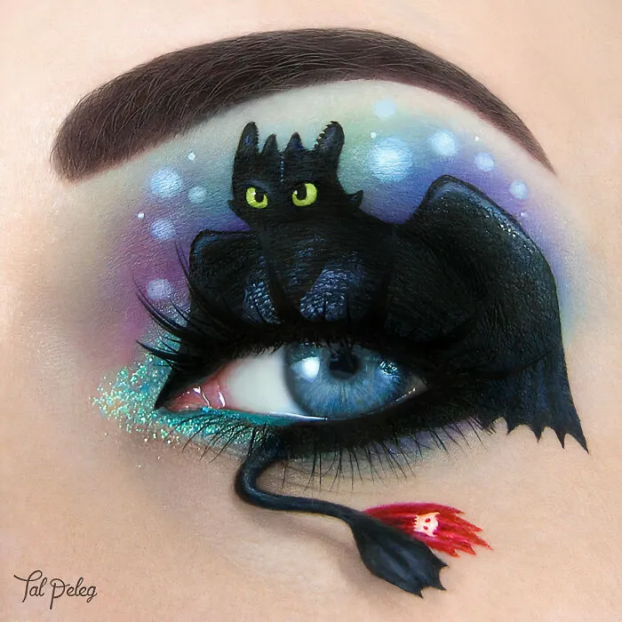 Artist Creates Magical Scenes Using Her Eyelids As A Canvas (40 Pics)