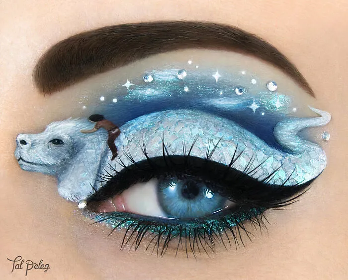 Artist Creates Magical Scenes Using Her Eyelids As A Canvas (40 Pics)