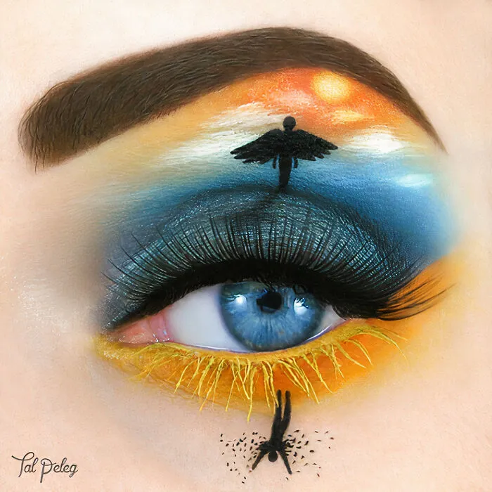 Artist Creates Magical Scenes Using Her Eyelids As A Canvas (40 Pics)